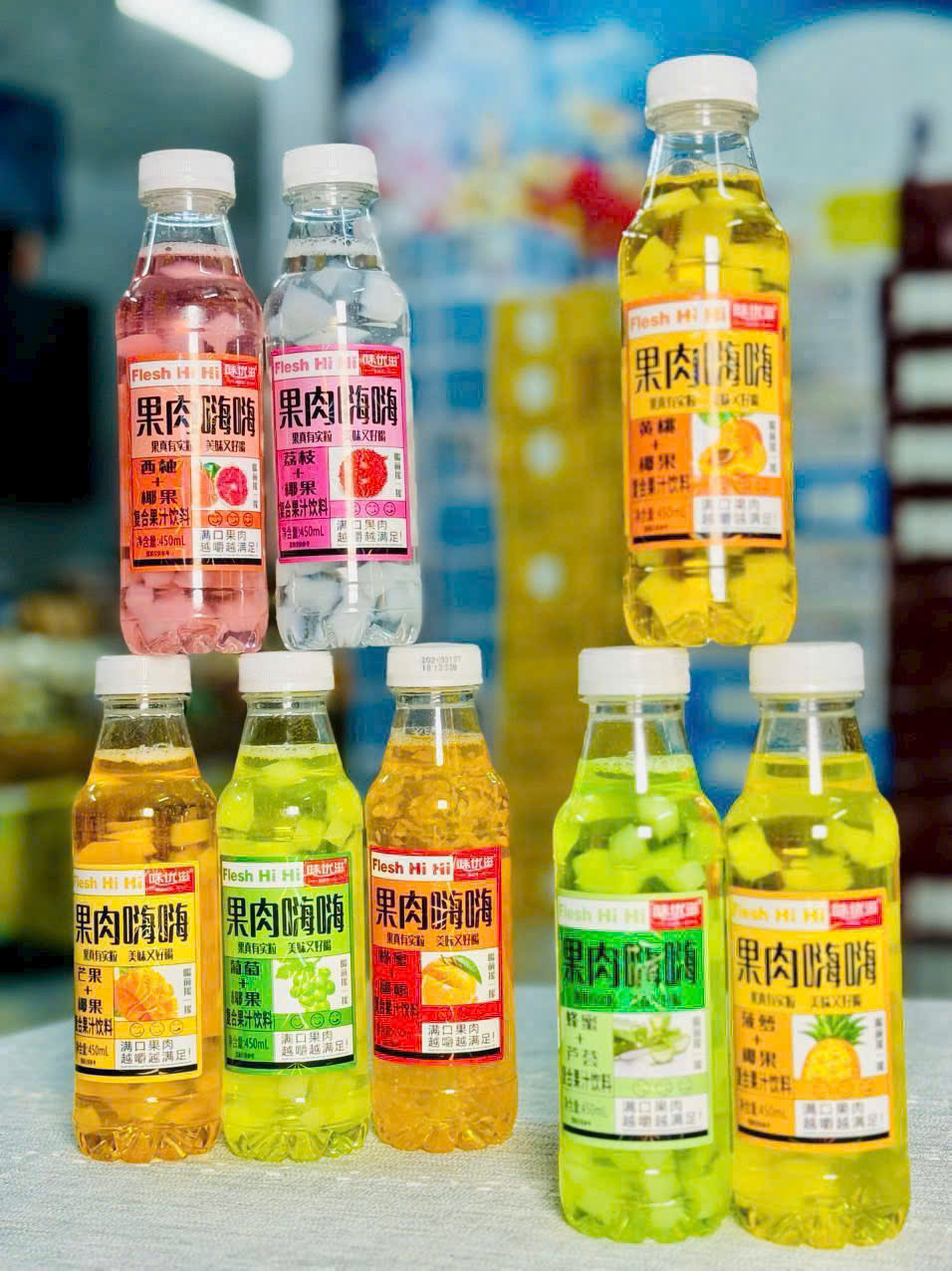 NƯỚC ÉP TRÁI CÂY THẠCH 450 ML * 15 CHAI