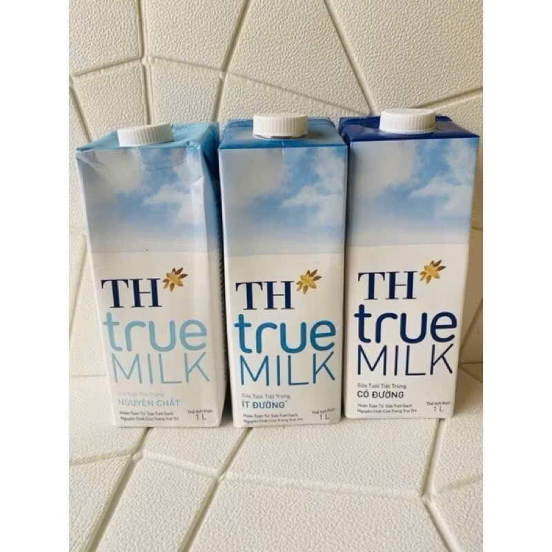 sữa TH thùng 1 lít ít đường