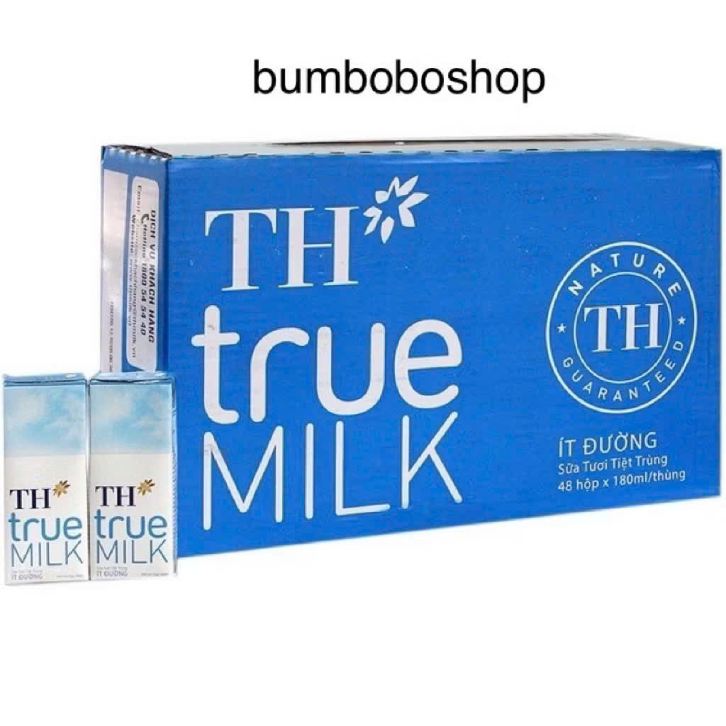 sữa Th 180 ml ÍT ĐƯỜNG