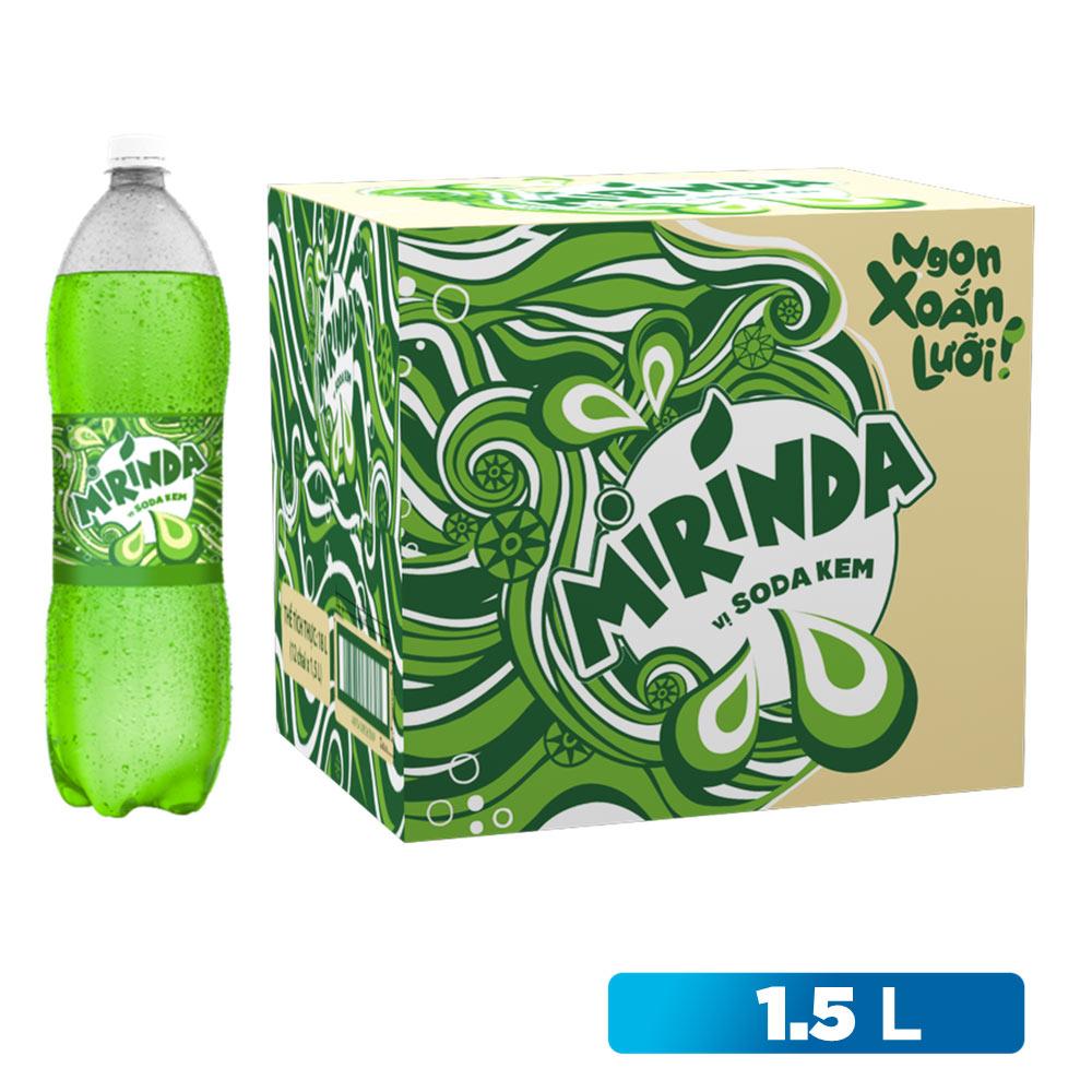Mirinda Soda Kem - Thùng 12 Chai X 1.5L